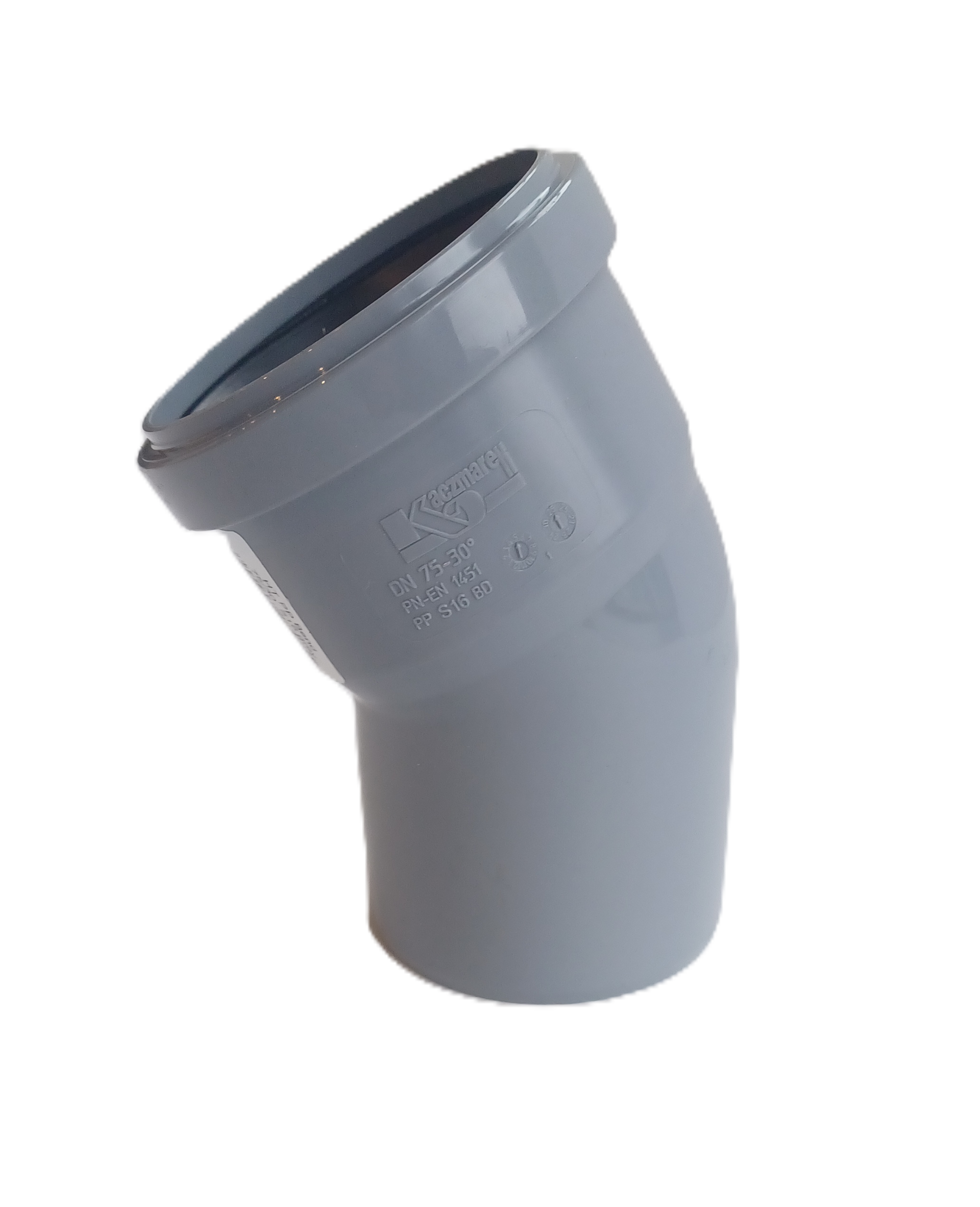 HT Böj för Jord/Avfallssystem Kaczmarek PP S16 Grå