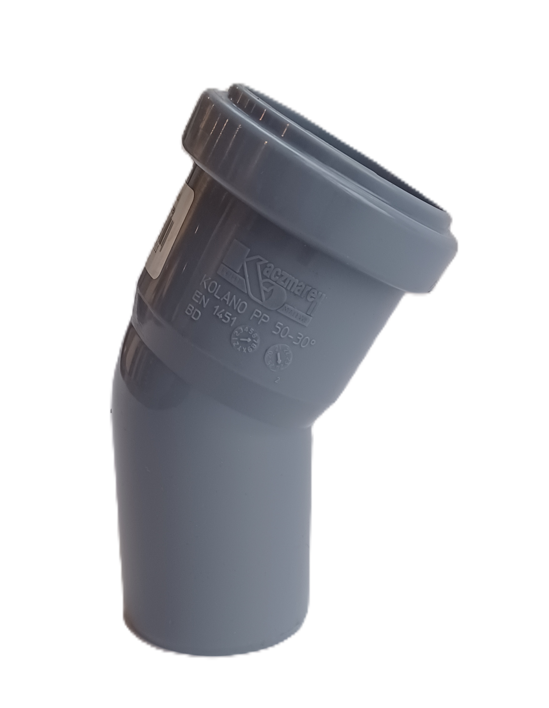 HT Böj för Jord/Avfallssystem Kaczmarek PP S16 Grå