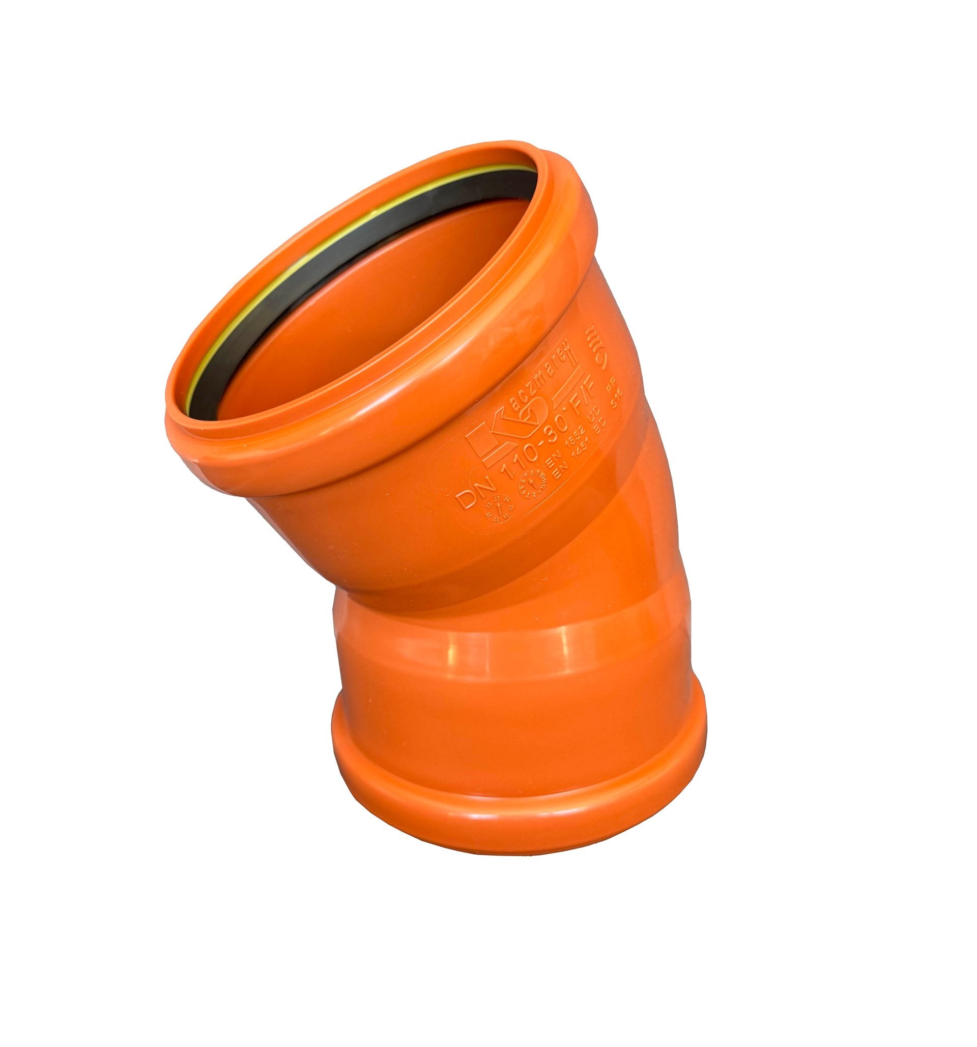 Markböj Kaczmarek PP 110 mm med två muffar och TPE-tätning S16