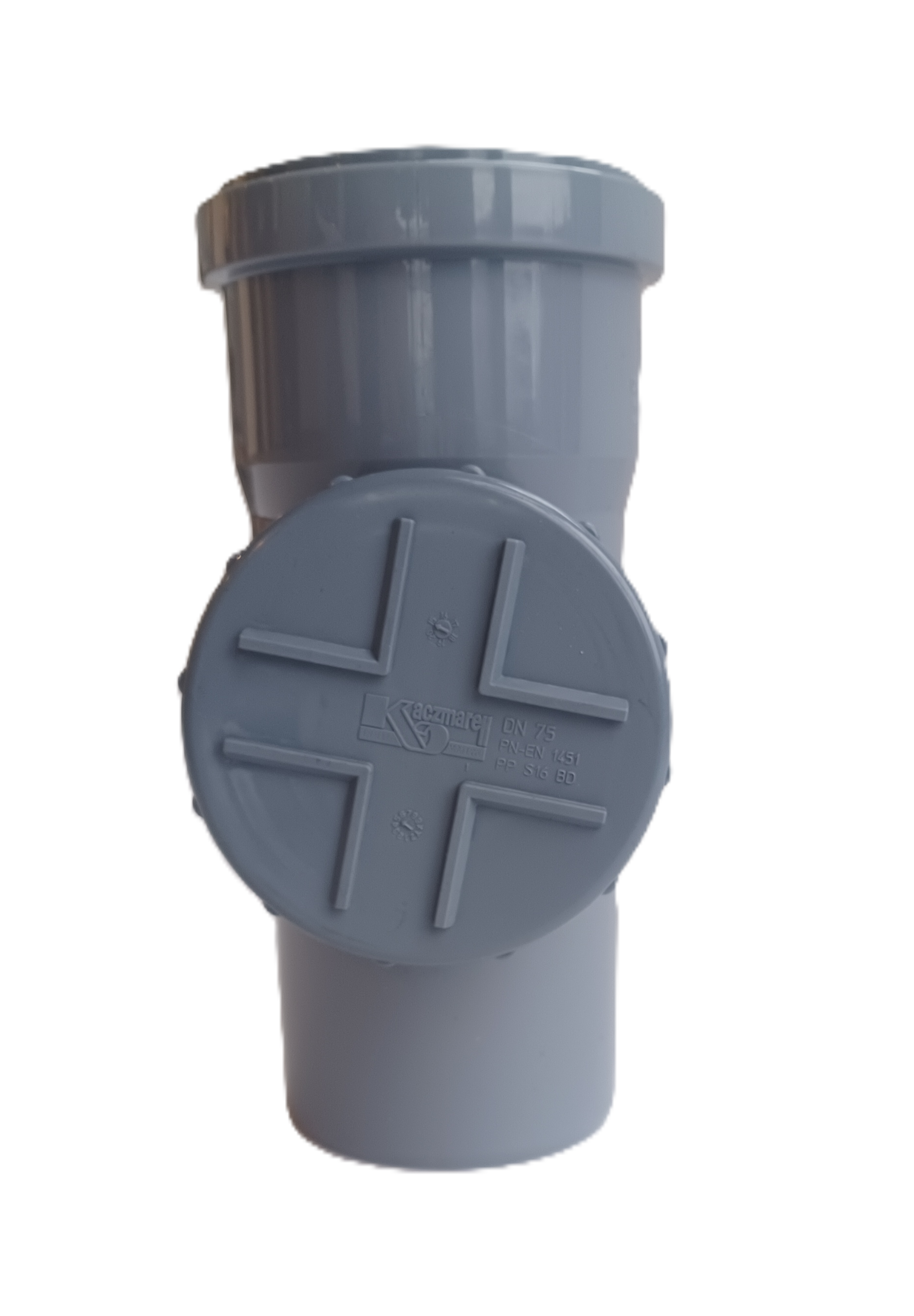 Rensrör för jord/avfallssystem Kaczmarek PP HT S16 Grå