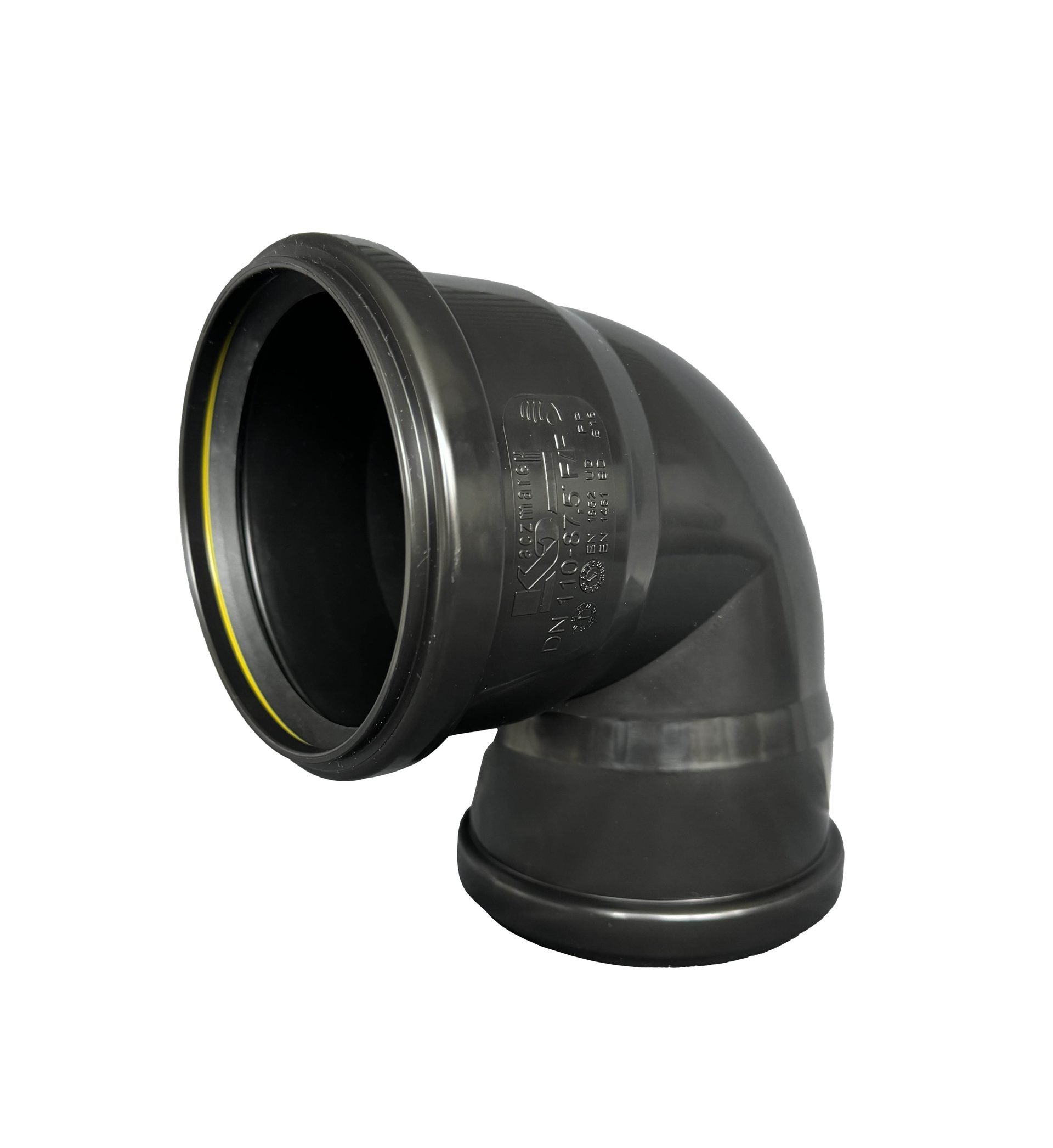 HT-PP Böj Kaczmarek Allmuffad 110 mm Svart