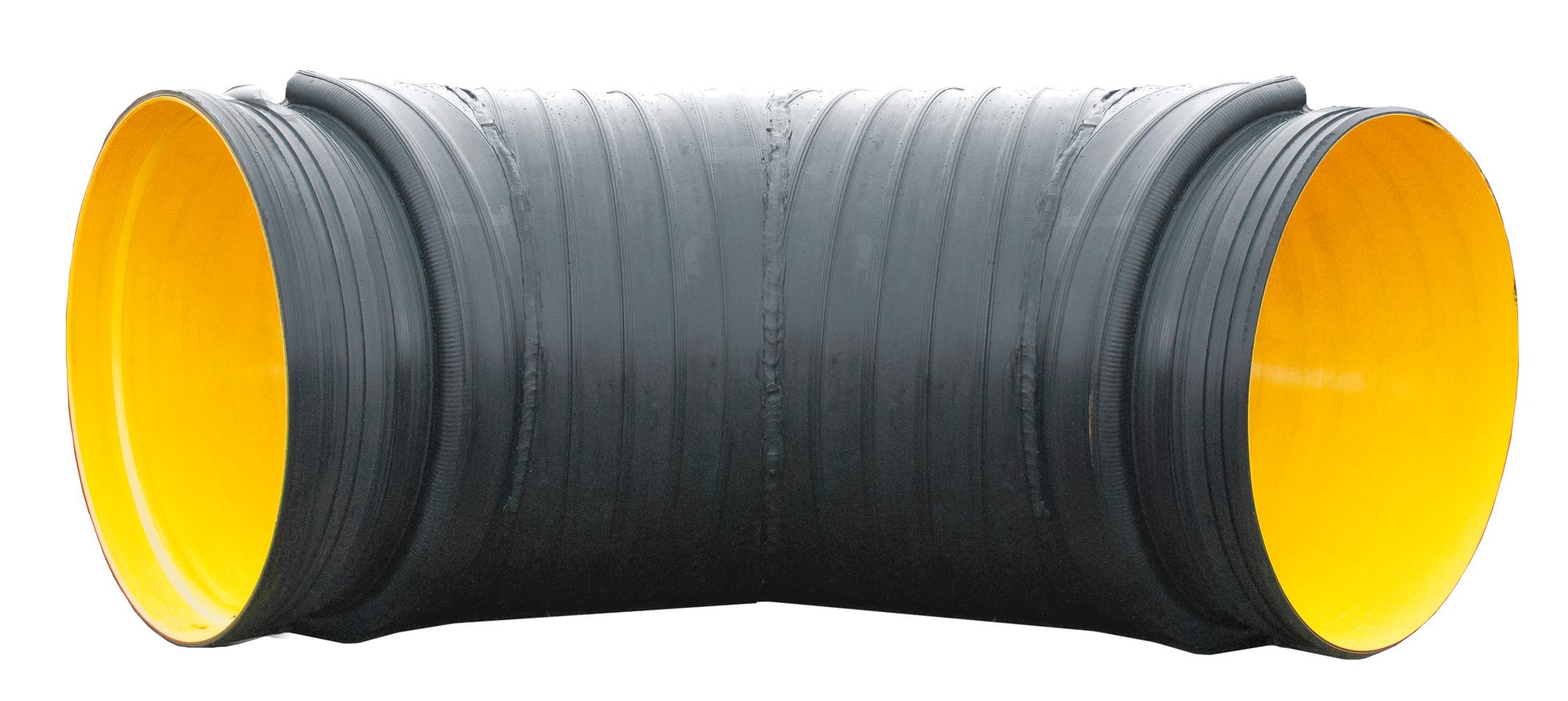 Böj för Avloppsrör Kaczmarek K2-Kan XXL HDPE med muff och tätning